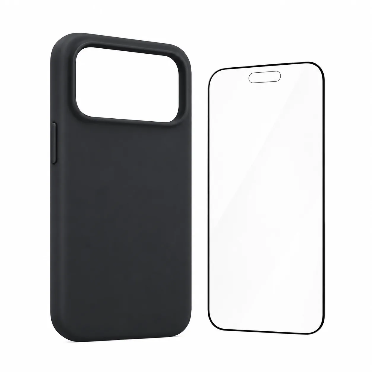 Silicon Case + Glass Templado